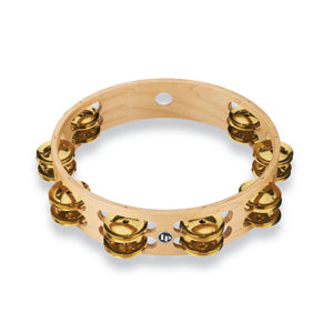 Pandereta de doble hilera LP Latin Percussion LP380B-BR Pro de 10" - Latón